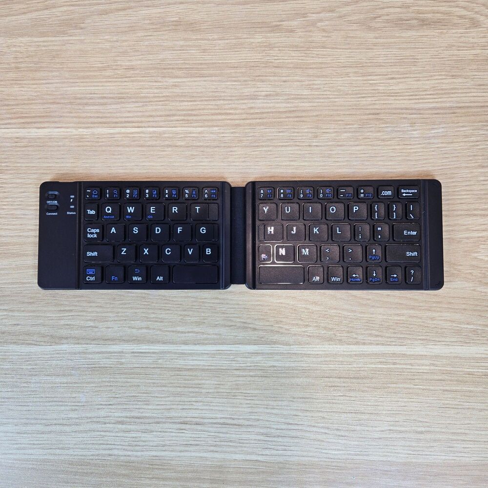 NEW foldable portable light weight bluetooth rechargeable keyboard